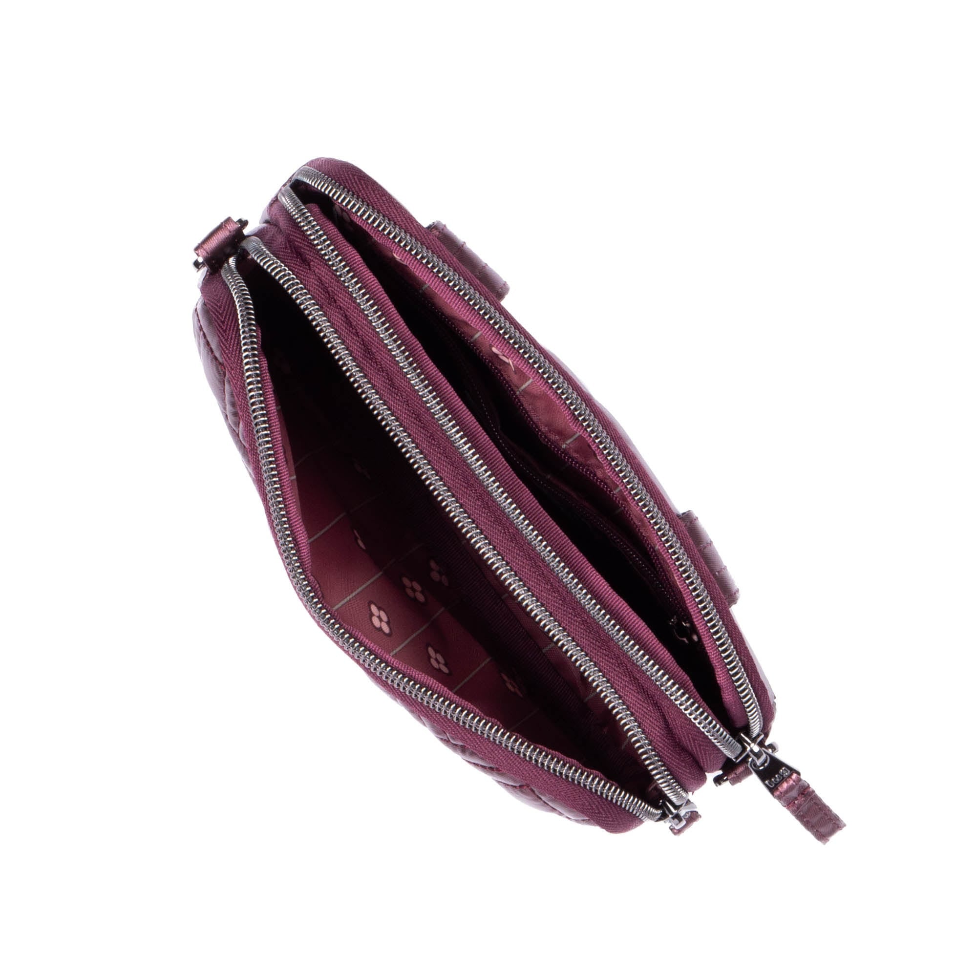 Coupe 2 Convertible Crossbody Bag - METALLIC WINE - Coupe2_MetallicWine_05